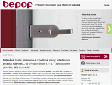 Tablet Screenshot of bepof.com